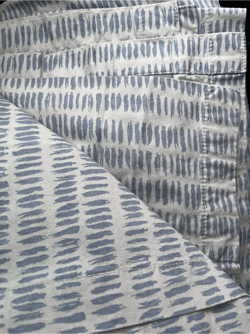RH TEEN Grey Patterned Cotton Twin size sheet+ PC